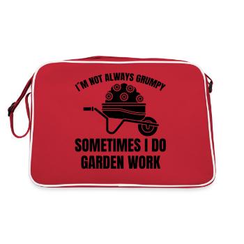 Rowing Rowing Rowing Team Rowing Club - Retro Bag - red/white - Back