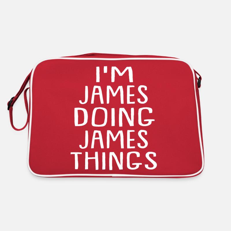 I'm James Doing James Things - James Name Retro Bag