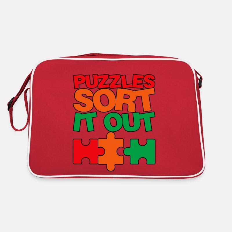 Puzzlers Sort It Out 3 Retro Tasche