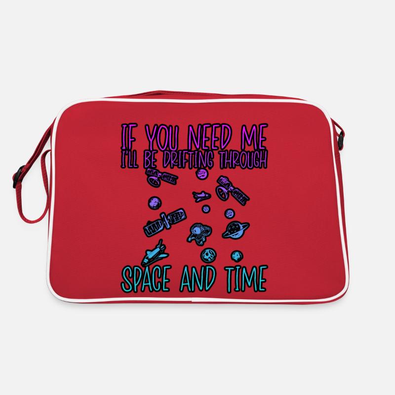 I'll Be Drifting Through Space And Time 3 Retro Tasche