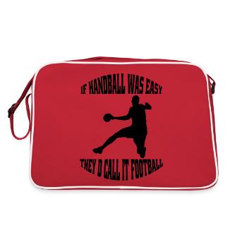 Joueur de handball Fan de handball Handball Équipe de handball - Sac Retro - rouge/blanc - Dos