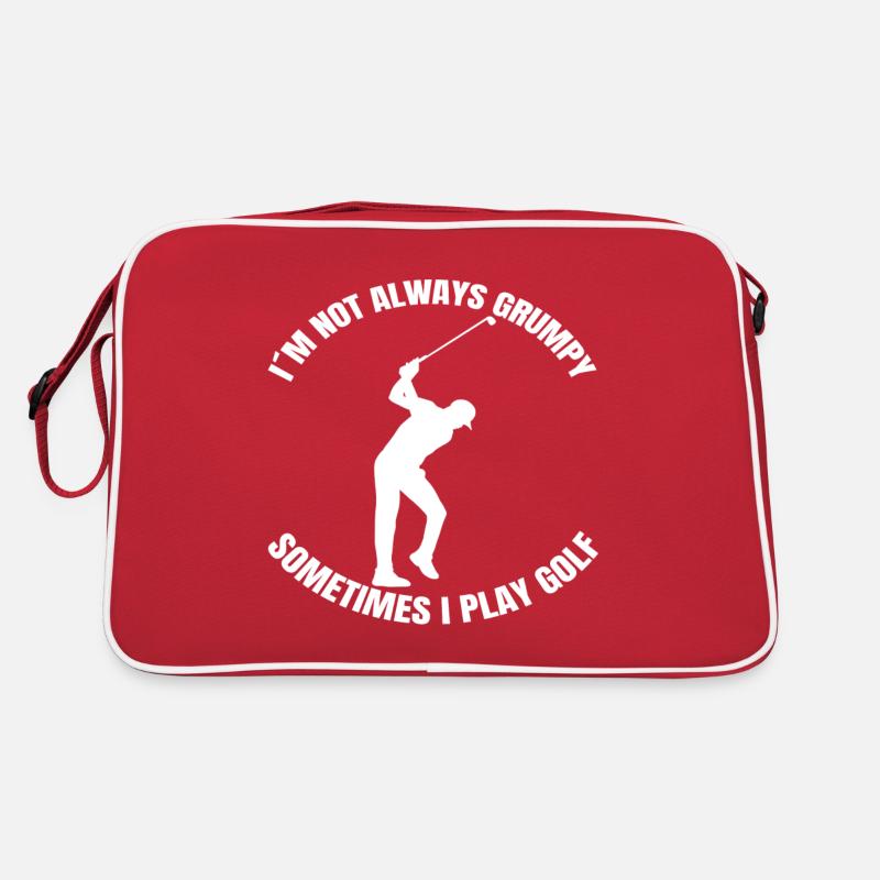 Golfeurs Golf Course Golf Golf Golf Club - Sac Retro - rouge/blanc