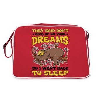 Ils ont dit de ne pas abandonner On Your Dreams 2 - Sac Retro - rouge/blanc - Dos