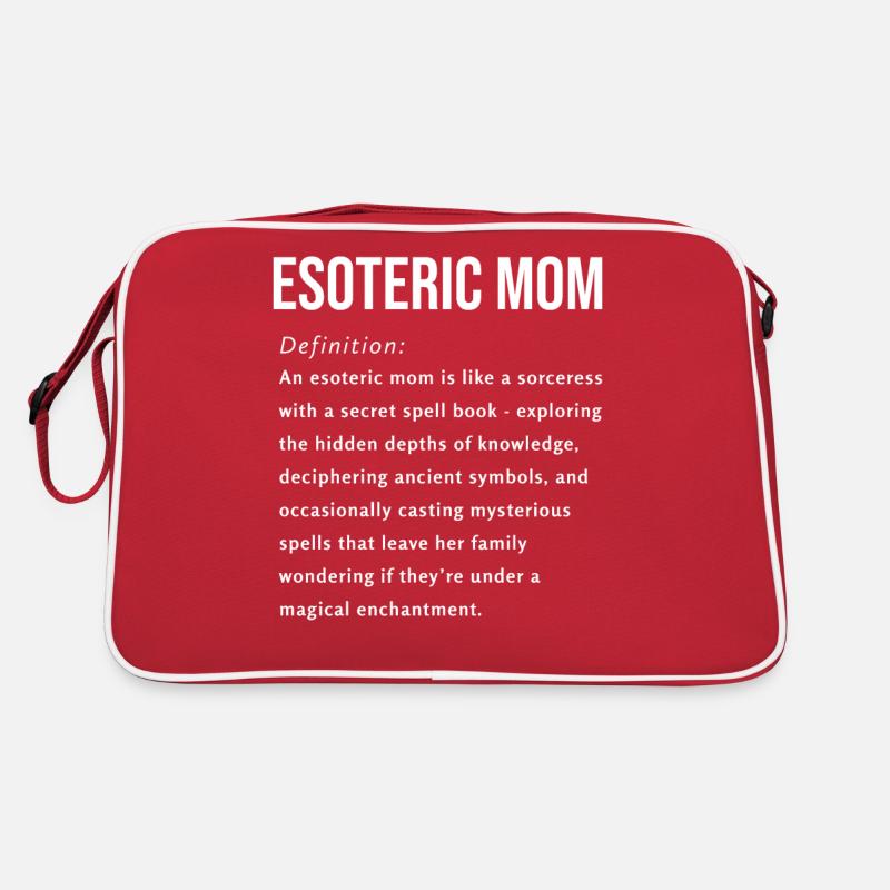 Esoteric Mom Saying English Retro Bag