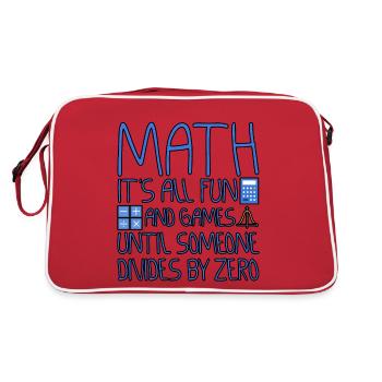 All fun and games until someone divides by zero 2 - Retro Bag - red/white - Back