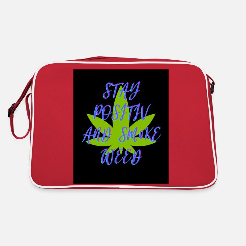 Sprüche mit Gras Retro Tasche