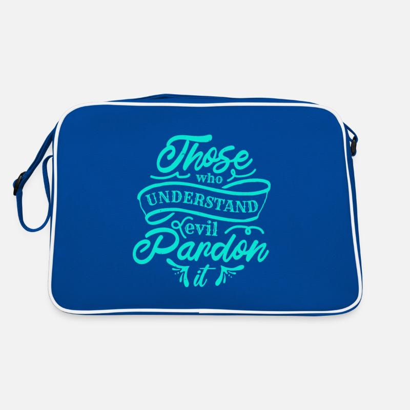 THOSE WHO UNDERSTAND EVIL PARDON Retro Bag