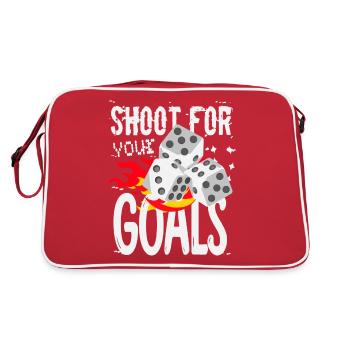 Achieving goals - Retro Bag - red/white - Back
