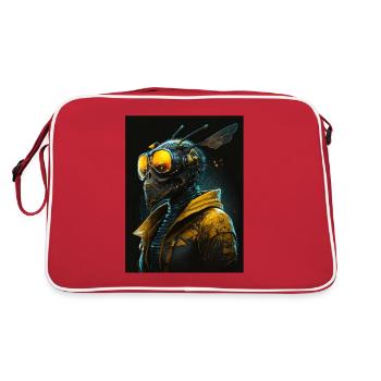 Hornet Man - Retro Bag - red/white - Back