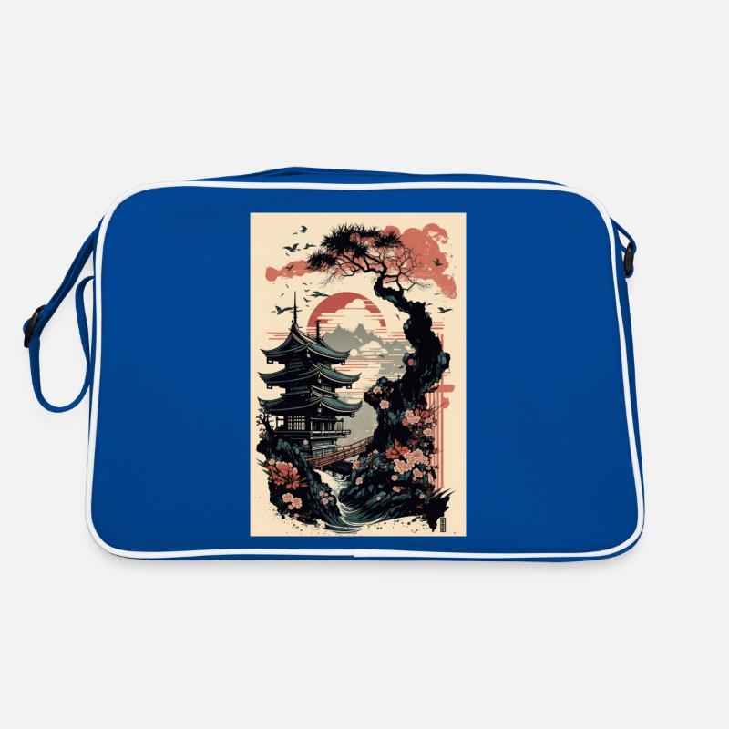 Japanese Temple Retro Bag