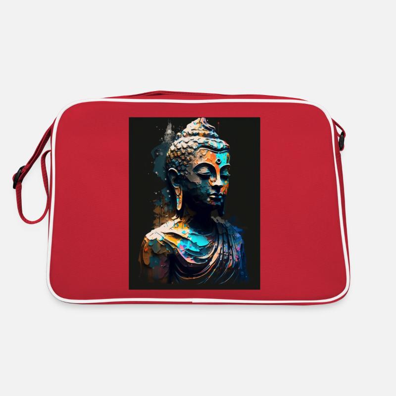 Abstract Buddha Statue Retro Bag