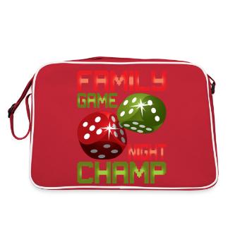 Family Game Night Champ 4 - Retro Bag - red/white - Back