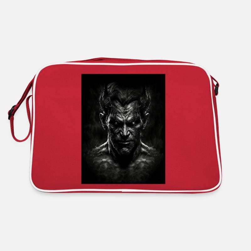 Dämonisches Porträt Retro Tasche