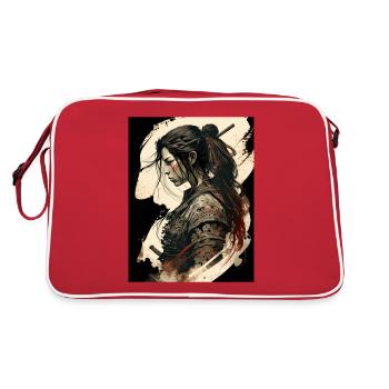 Guerrière samouraï - Sac Retro - rouge/blanc - Dos