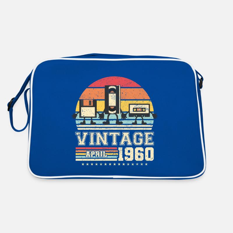 63rd birthday April Born 1960 Gift idea Retro Bag