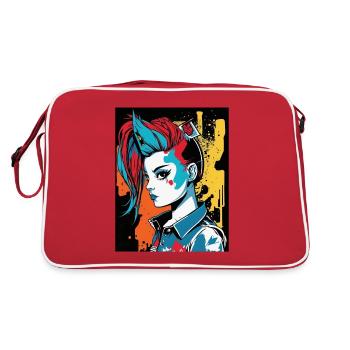 Rebel Girl - Retro Bag - red/white - Back