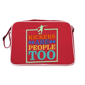 Kickers Are People Too 19 - Retro Bag - red/white - Back