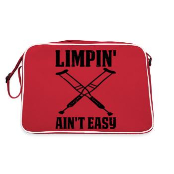 Limpin' Ain't Easy 20 - Retro Bag - red/white - Back