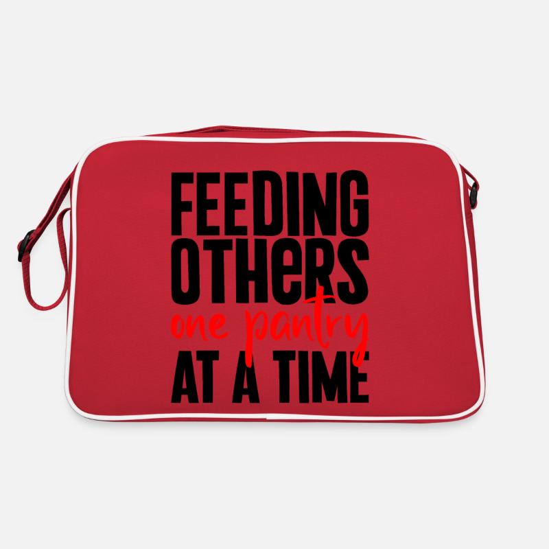 Feeding Others One Pantry At A Time Retro Tasche