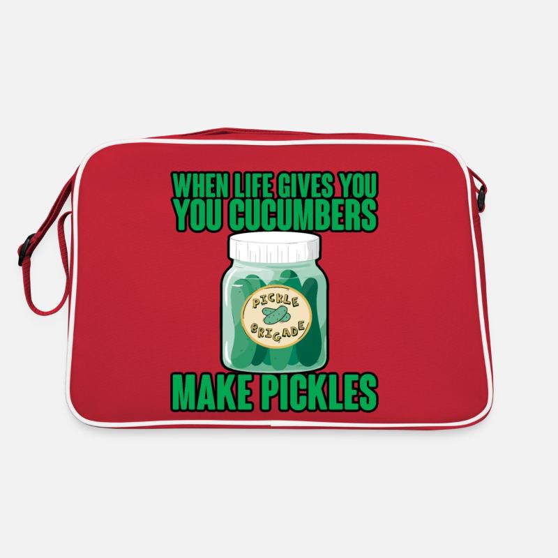 Quand la vie vous donne des concombres, faites des cornichons 4 Sac Retro