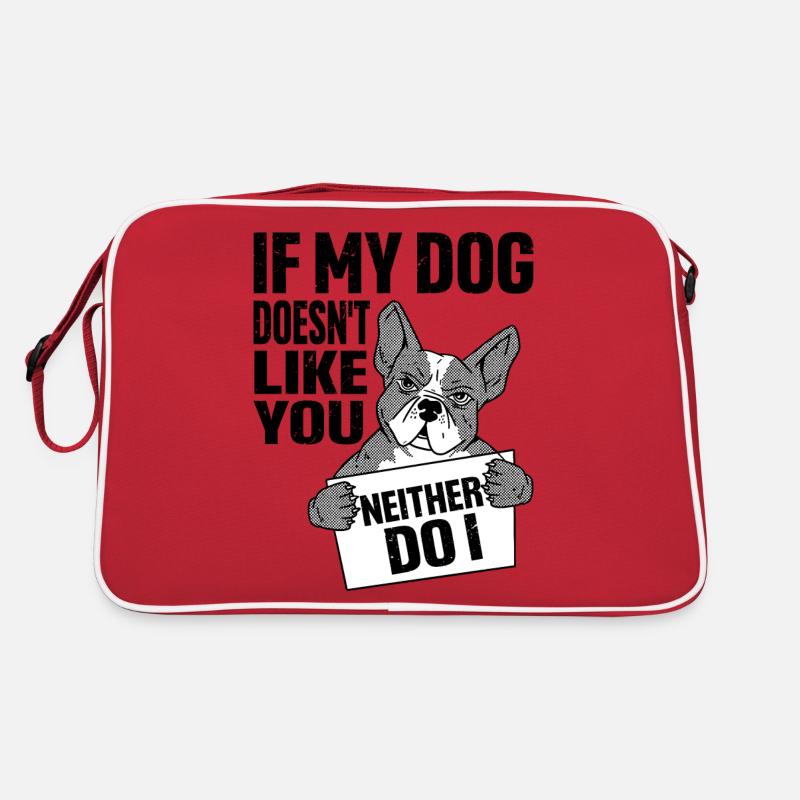 Si mon chien ne vous aime pas, moi non plus Sac Retro