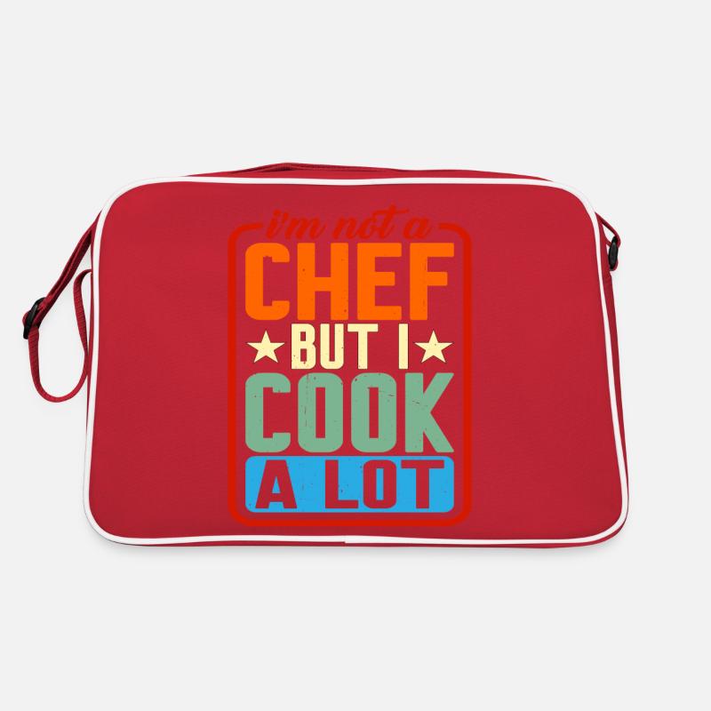 Je ne suis pas chef mais je cuisine beaucoup Sac Retro