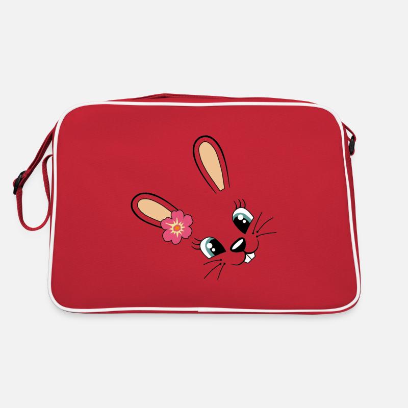 Bunny Cute Bunny Easter Easter Bunny Cute Flower Retro Bag