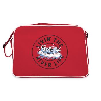 River Rafting - Retro Bag - red/white - Back