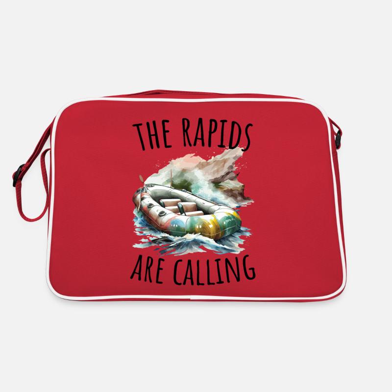 Fluss Rafting Retro Tasche