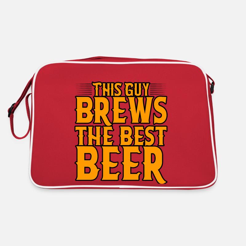 This Guy Brews The Best Beer 2 Retro Tasche