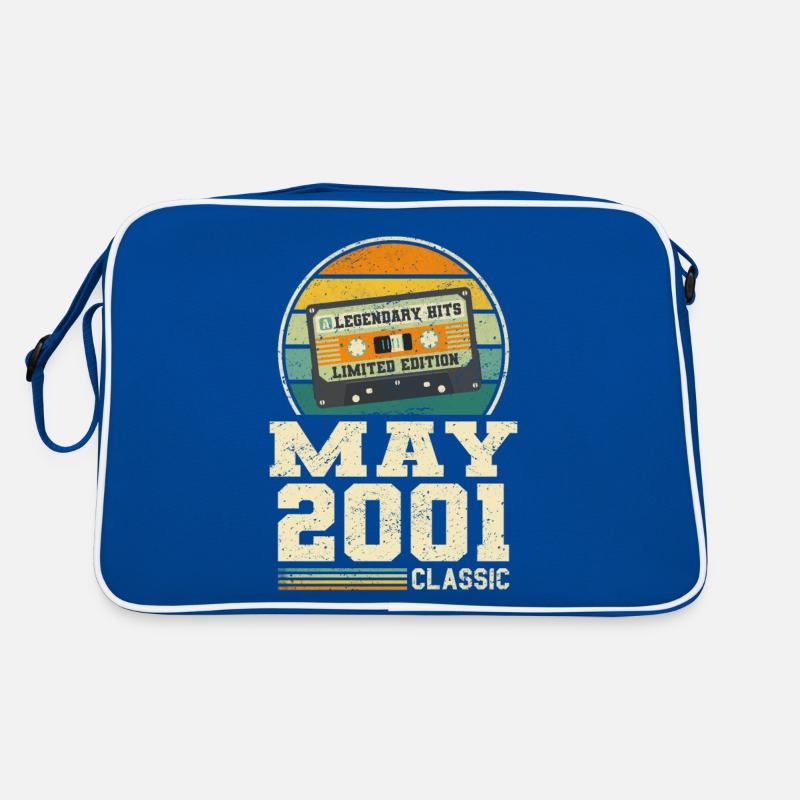 22e anniversaire Mai Né 2001 Idée cadeau Sac Retro