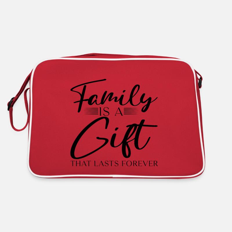 Family Is A Gift That Lasts Forever Retro Tasche