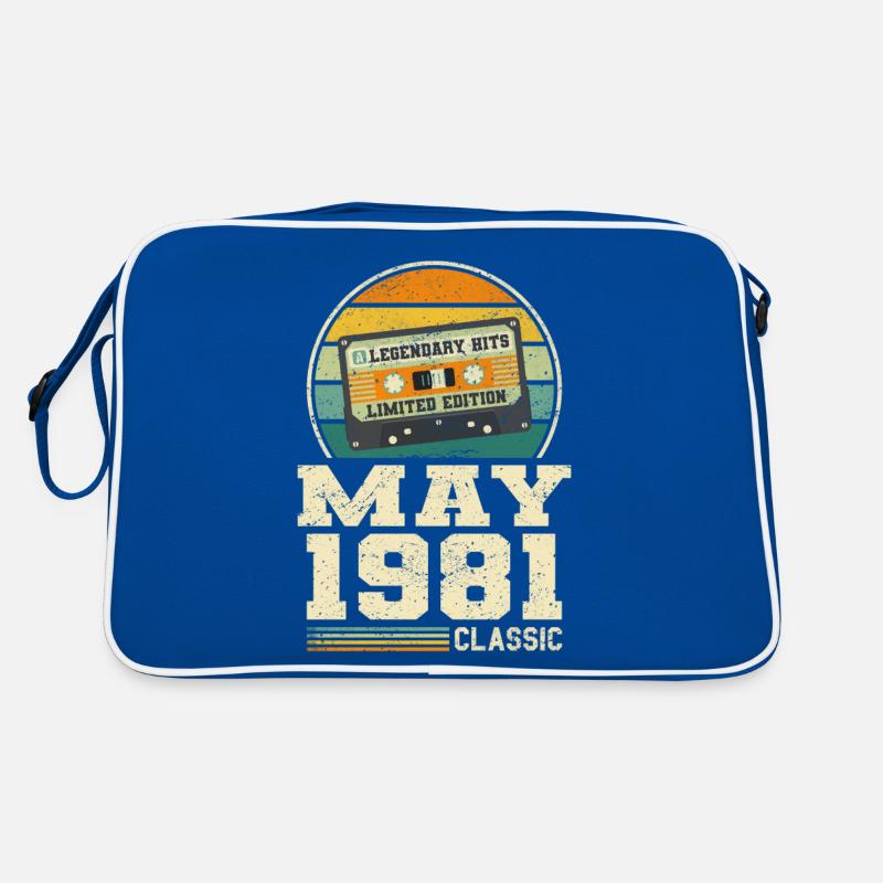 42nd birthday May Born in 1981 Gift idea Retro Bag