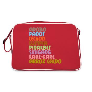 Philippines Filipino Flag Pride I Cadeau - Sac Retro - rouge/blanc - Dos
