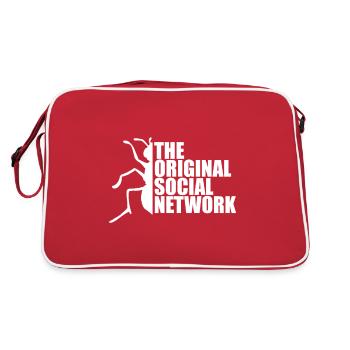 Ant Colony Ant Keeper Myrmecology - Retro Bag - red/white - Back