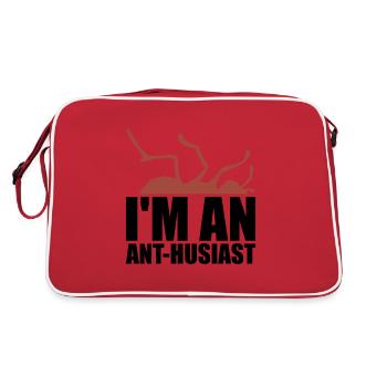 Ant Colony Ant Keeper Myrmecology - Retro Bag - red/white - Back