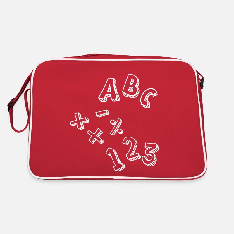 Inscriptions: ABC - 123 - +-x: Sac Retro