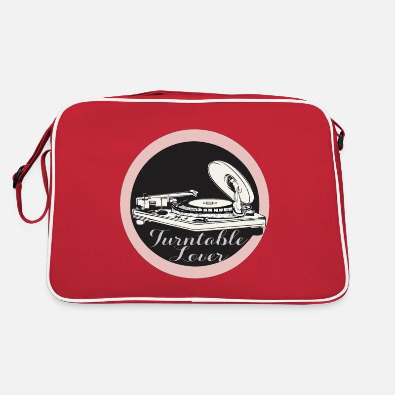 TOURNE-DISQUES Sac Retro