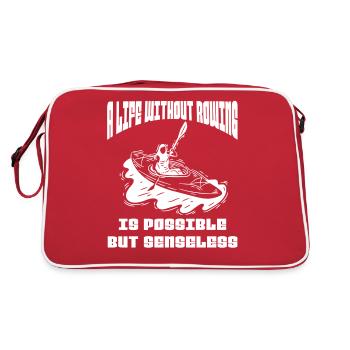 Rowing Team Rowing Rowing Rowing Club - Retro Bag - red/white - Back
