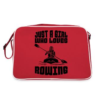 Rowing Team Rowing Rowing Rowing Club - Retro Bag - red/white - Back