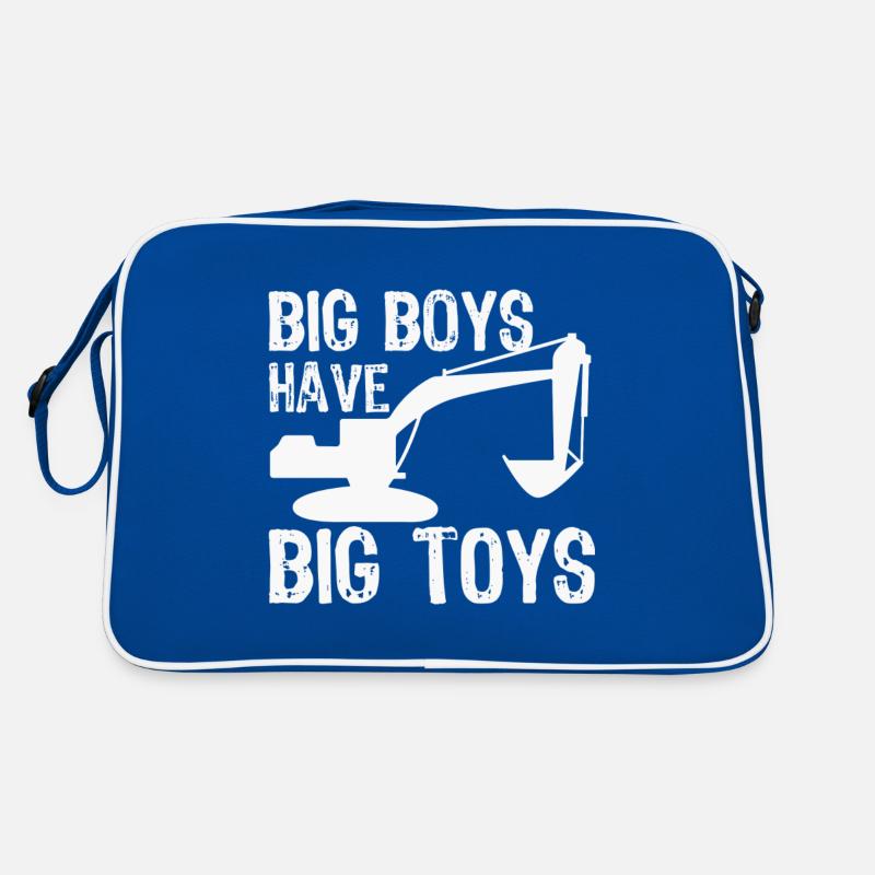 Baggerfahrer Retro Tasche