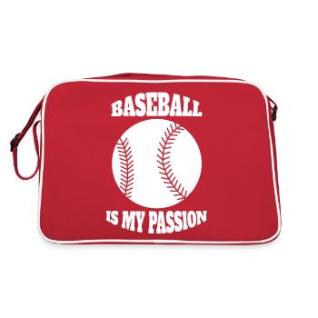 Équipe de baseball Joueur de baseball - Sac Retro - rouge/blanc - Dos