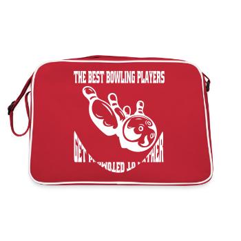 Bowling Club Bowling Skittles Bowler Skittles Club - Retro Bag - red/white - Back