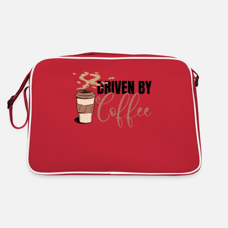 Driven by Coffee - Coffee Lovers Coffee Morning Retro Bag