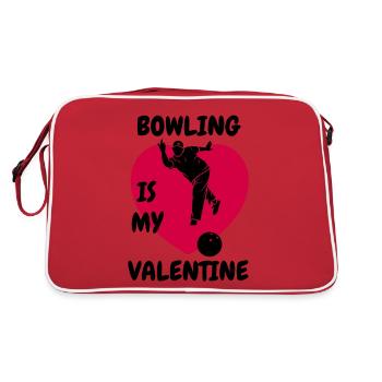 Bowling Club Bowling Skittles Bowler Skittles Club - Retro Bag - red/white - Back