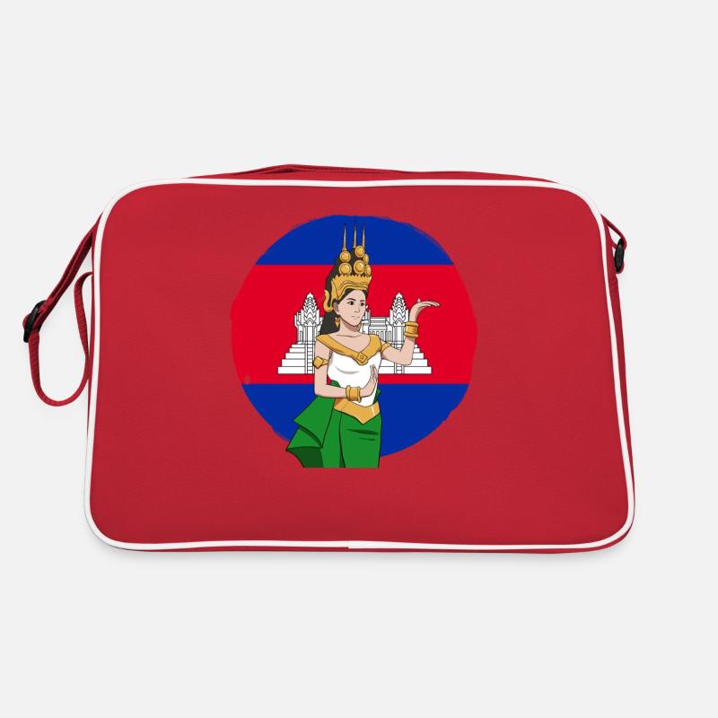 Cambodia Tradition Dance Khmer Apsara I Gift Retro Bag