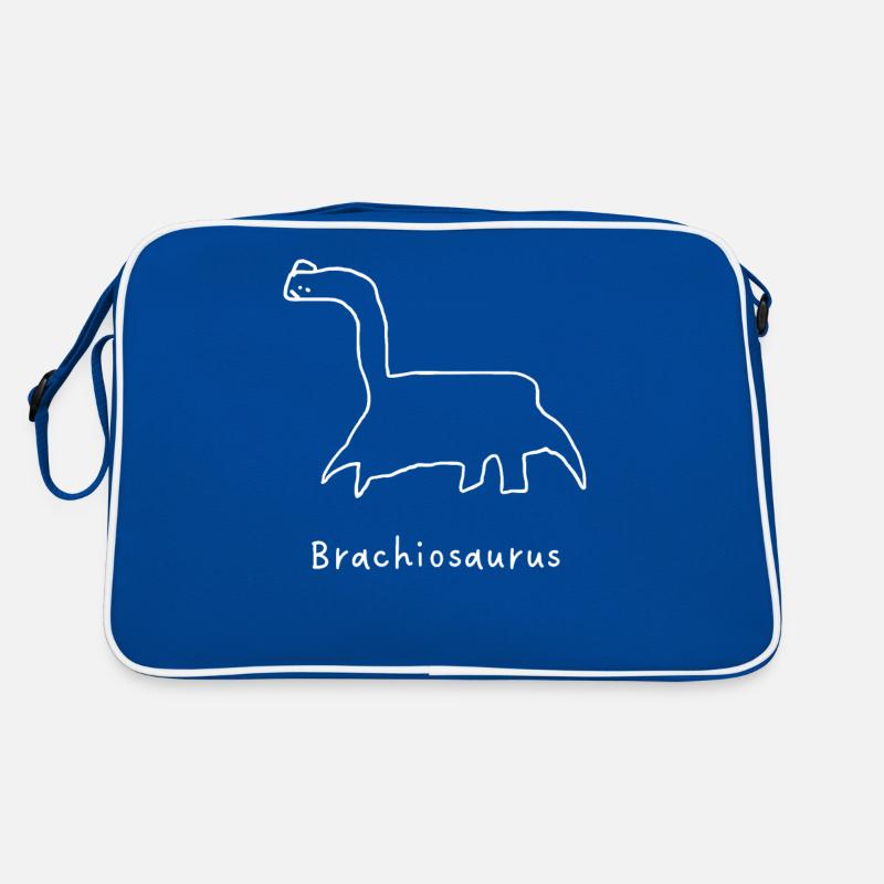Brachiosaurus Dinosaurier Retro Tasche