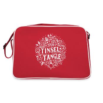 Ne faites pas de guirlandes dans un enchevêtrement - Sac Retro - rouge/blanc - Dos