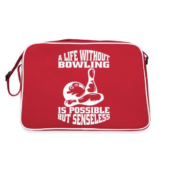 Bowling Bowling Bowler Bowling Club Bowling Club - Sac Retro - rouge/blanc - Dos