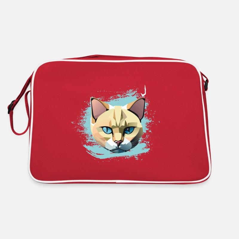 Katze Retro Tasche